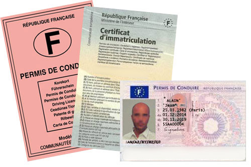 Permis et carte grise